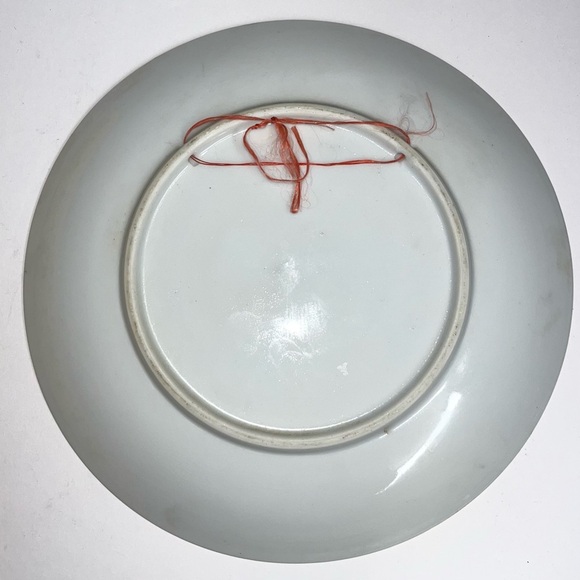 Vintage Japan Moriage Pheasant Bird Branch Wall Plaque 7.5”Plate Nippon Era - Picture 2 of 2